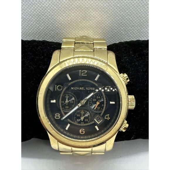Michael Kors Runway MK5795 Women\'s Gold Stainless Steel Analog Dial Watch JNA796 main image 8